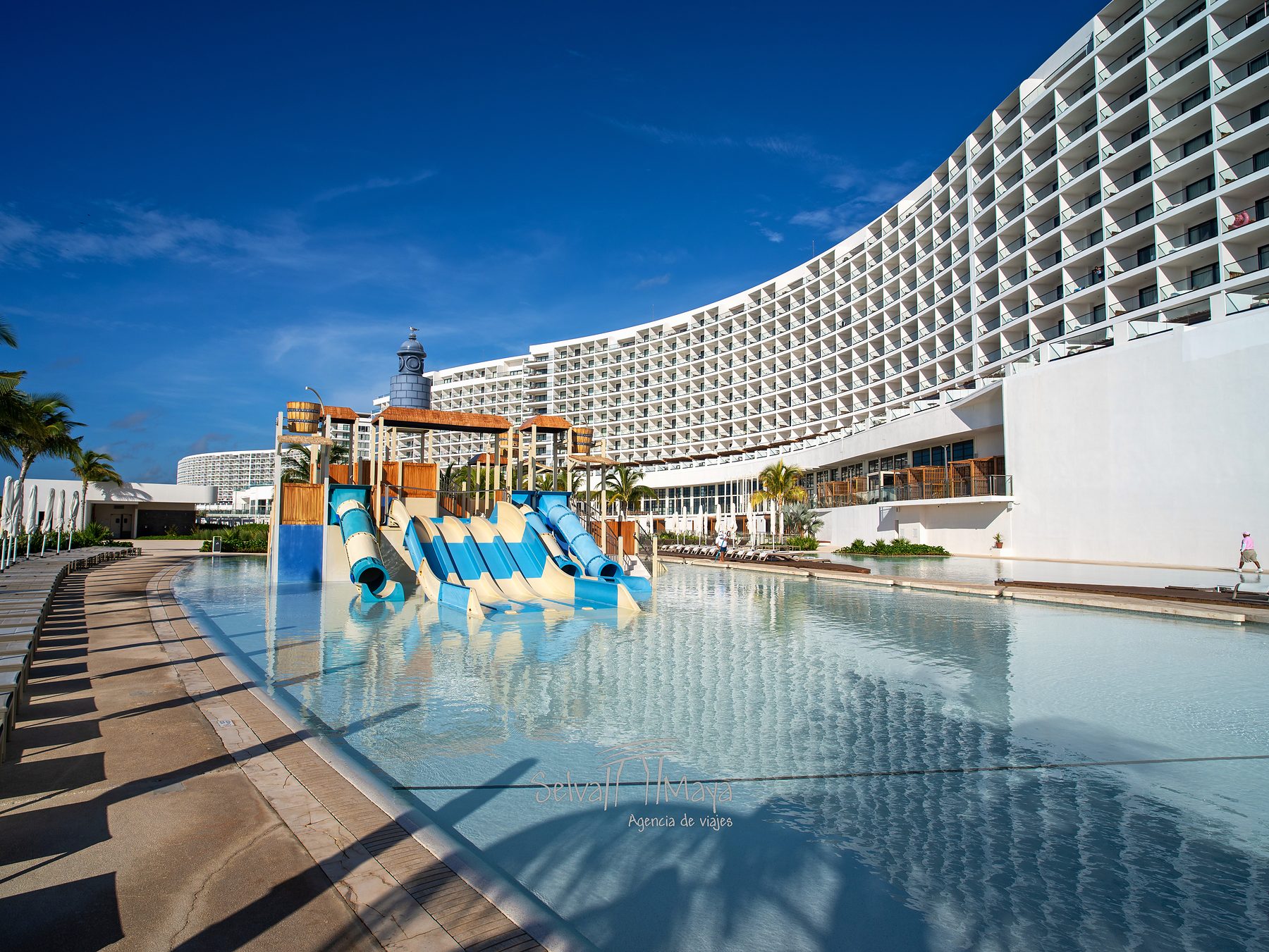 Aquasplash, el parque acuático infantil de AVA Resort Cancún