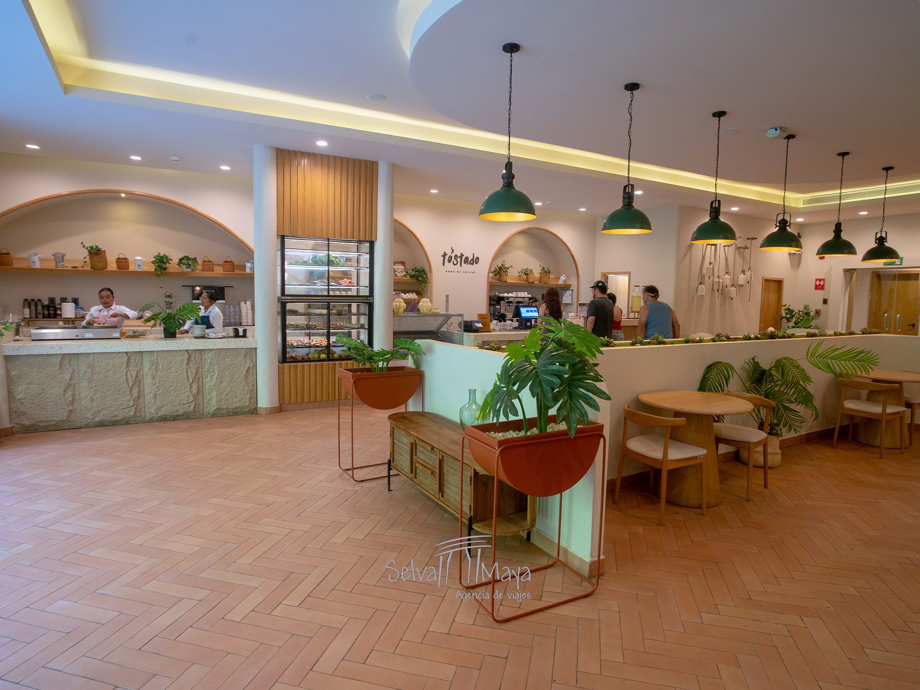 Cafetería Tostado en el Grand Sirenis Riviera Maya