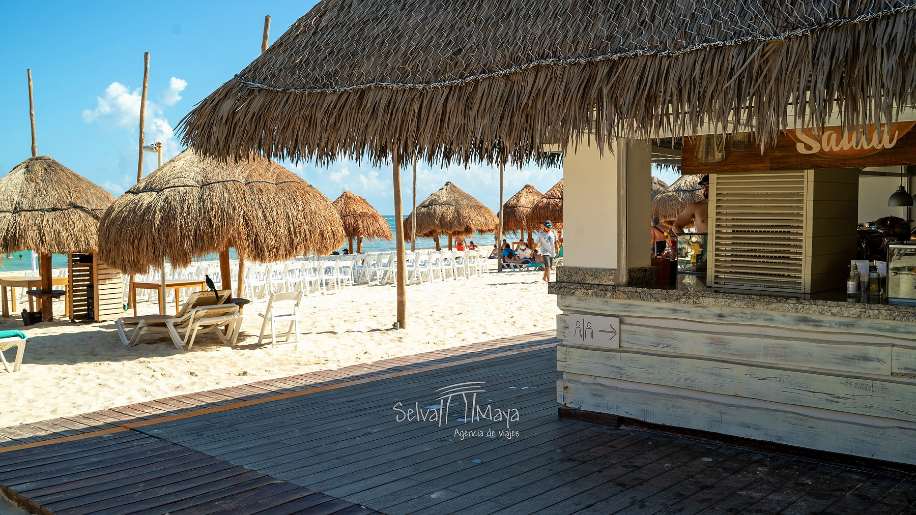 Bar de playa en Iberostar Selection Paraíso Lindo