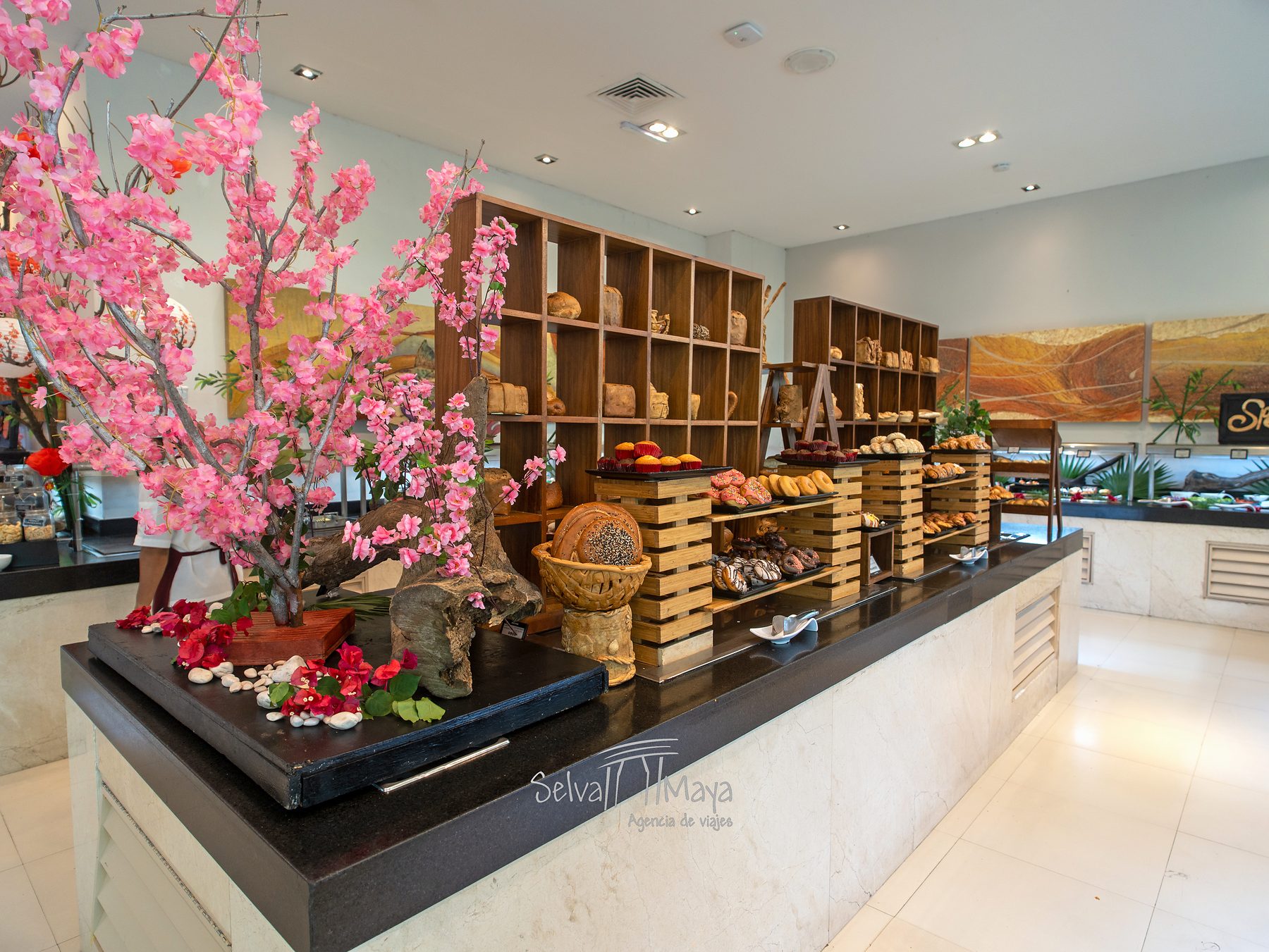 Panadería del buffet Yal Ku en Bahía Príncipe Escape Sian Ka'an