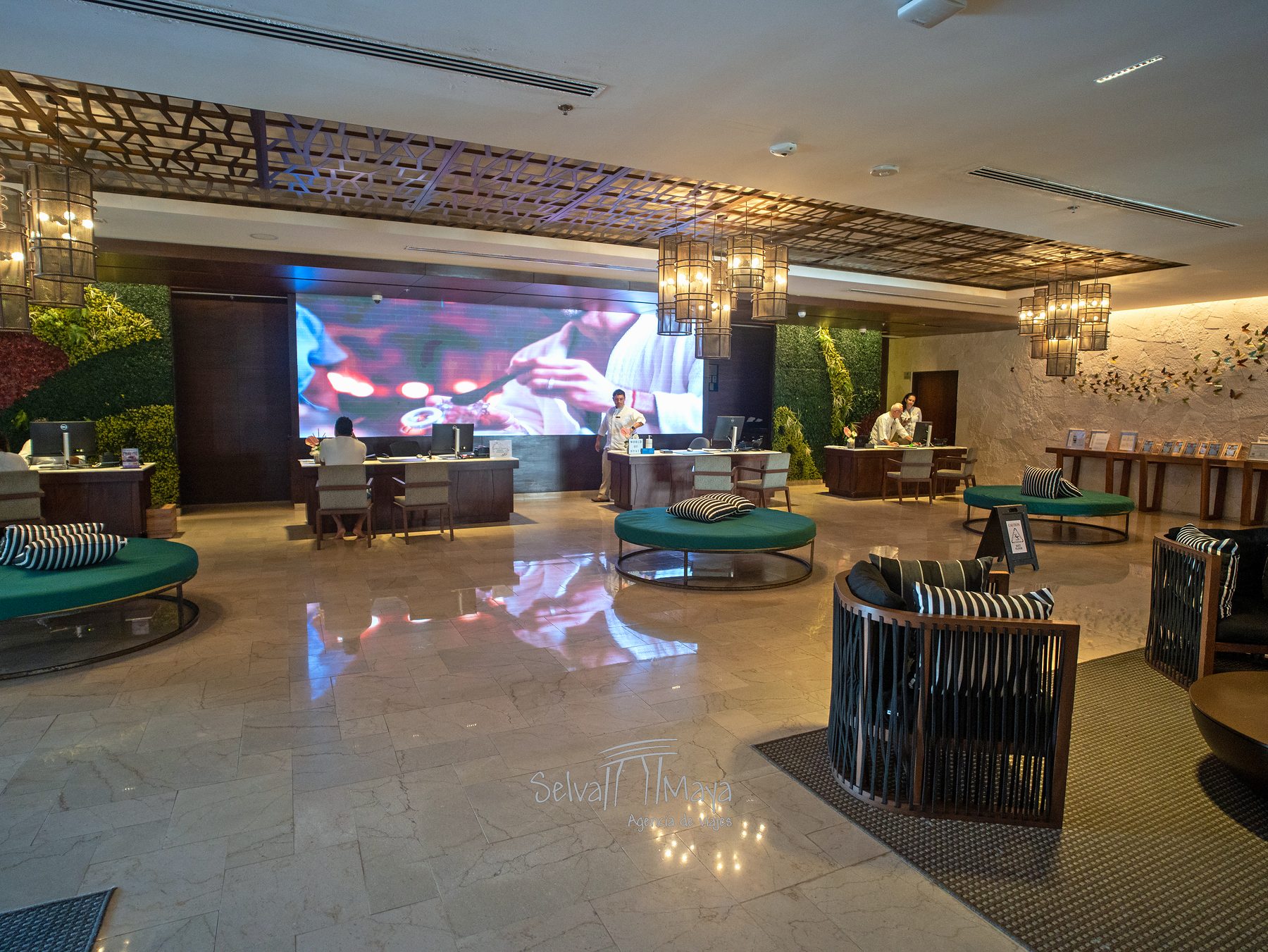 Recepción de Dreams Natura Resort & Spa