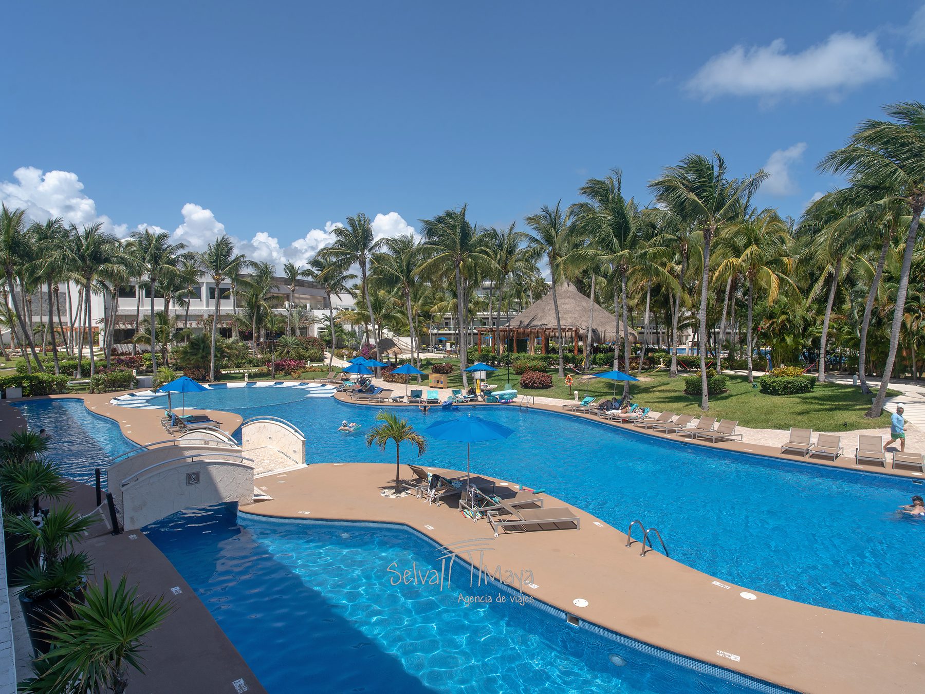 Vista a la alberca desde la habitación en Iberostar Selection Riviera Cancún