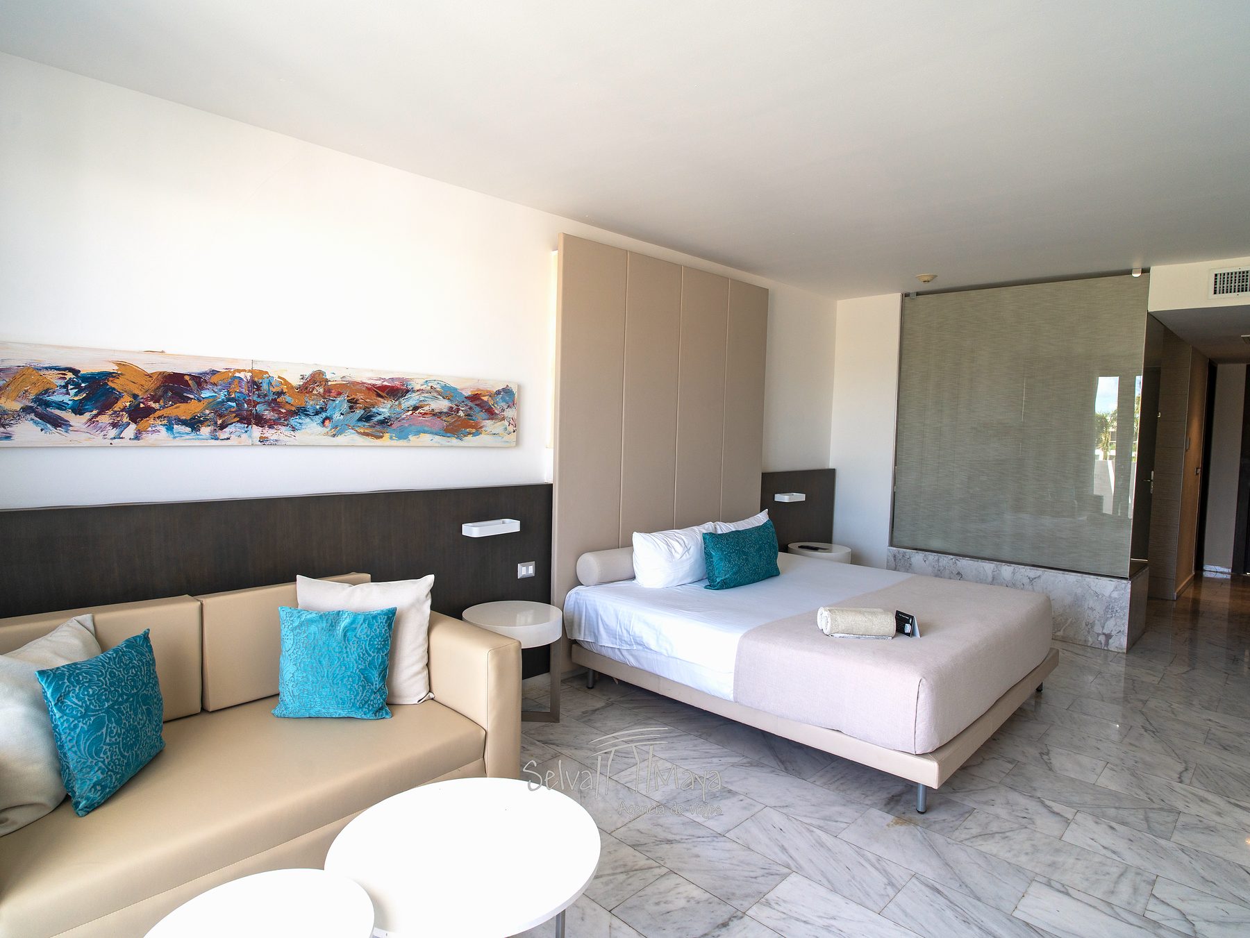 Deluxe Junior Suite con sala en Platinum Yucatán Princess