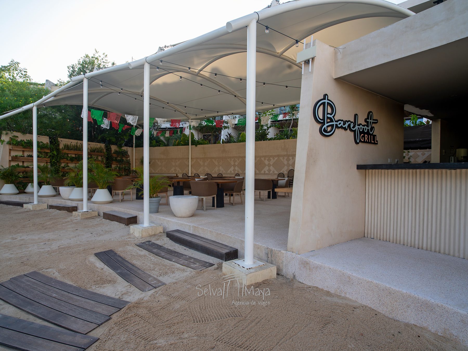 Restaurante Barefoot Grill en Secrets Tulum